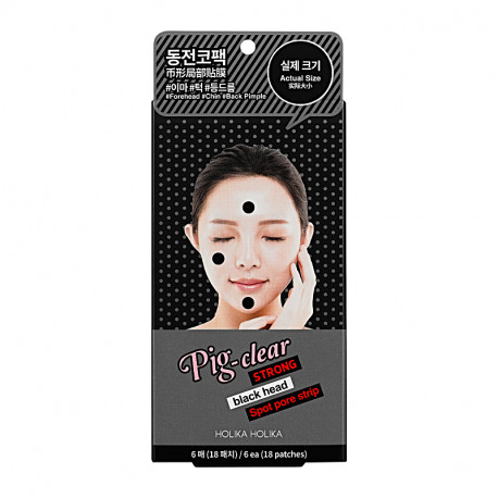 Holika Holika Pig Nose Clear Strong Blackhead Spot Pore Strip (6 sheets)
