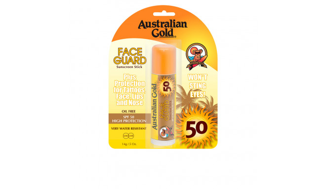 Australian Gold FACE GUARD SPF50 sunscreen stick 14 gr