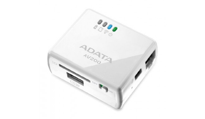 ADATA AV200 - card reader - white