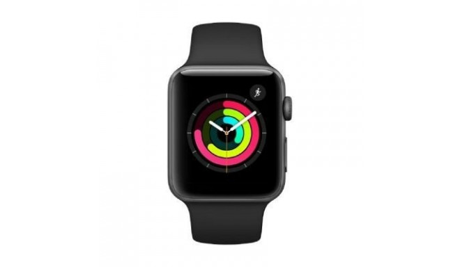 Apple Watch 3 42mm, alu/sport grey (MQL12ZD/A)