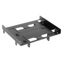 Sharkoon BayExtension black - adapter 5.25 to 4x2.5 / 2x2.5+1x3.5