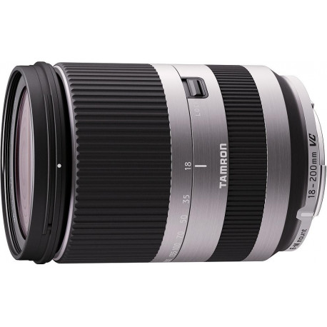 Tamron 18-200 мм f/3.5-6.3 DI III VC объектив для Canon EOS M, серебряный (открытая упаковка)