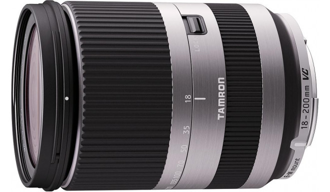 Tamron 18-200mm f/3.5-6.3 DI III VC lens for Canon EOS M, silver (opened package)