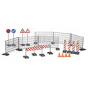 A set of accessories for roadworks (Scale 1:16)