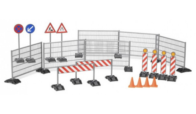 A set of accessories for roadworks (Scale 1:16)