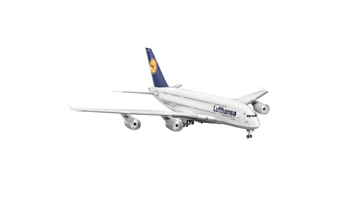 Revell mudellennuk Airbus A380 Lufthansa