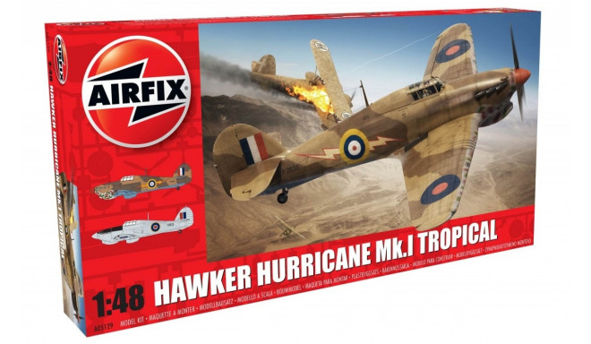 Airfix mudelikomplekt Hurricane Mk.I Tropical