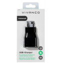 Vivanco charger USB 1A, black (38347)