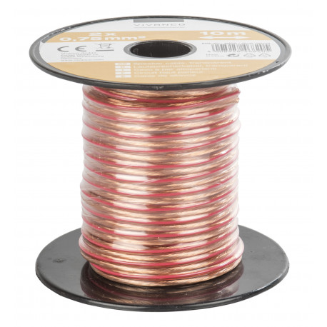 Vivanco kabelis 2x0,75mm 10m, spole (46820)