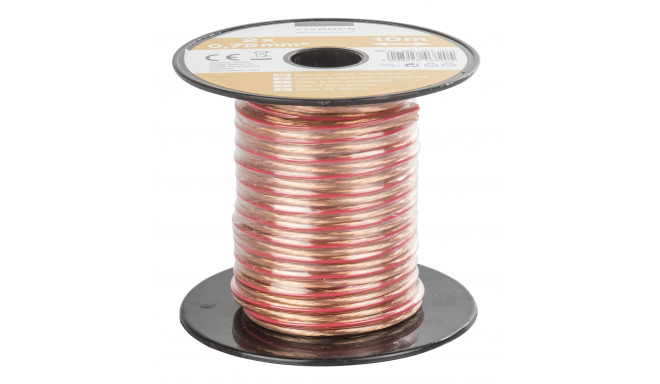 Vivanco cable 2x0.75mm 10m spool (46820)