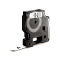 Dymo Tape D1 12MM black/WH