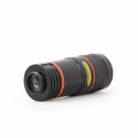 Optical zoom x8 lens for smartphone camera