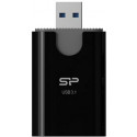 Silicon Power memory card reader Combo 2in1 USB 3.1, black