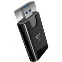 Silicon Power mälukaardilugeja Combo 2in1 USB 3.1, must