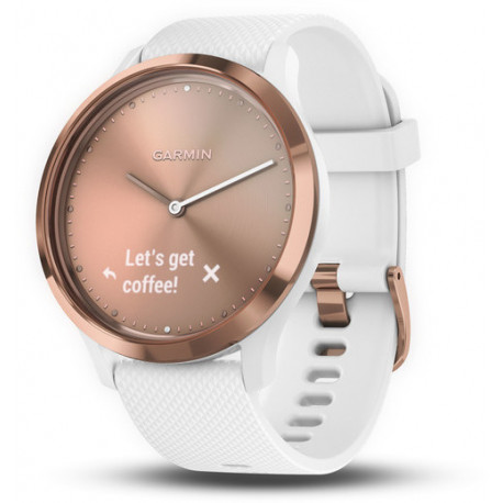 Garmin Vivomove HR Sport S/M, rose gold/valge