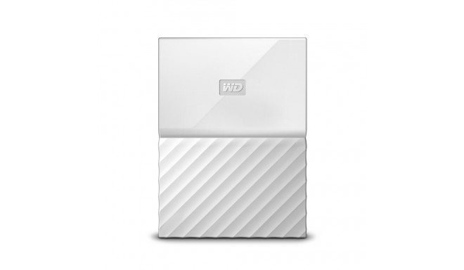 External HDD|WESTERN DIGITAL|My Passport|1TB|USB 3.0|Colour White|WDBYNN0010BWT-WESN