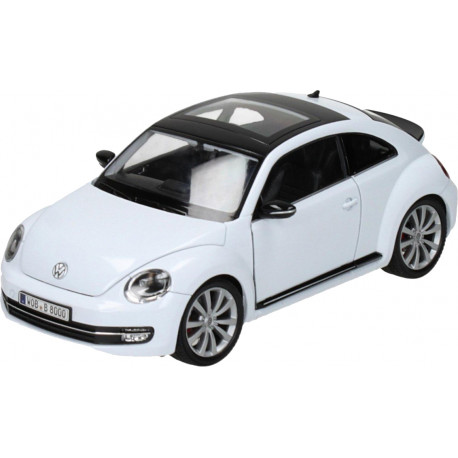 Welly mudelauto Volkswagen New Beetle, valge