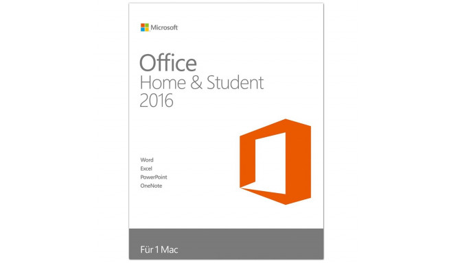 Microsoft Office Home and Student 2016 Win English EuroZone Medialess P2