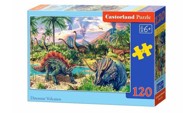 Castorland pusle Dinosaurused ja vulkaanid 120tk