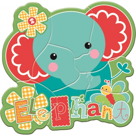 Trefl beebipusle Elevant 8tk