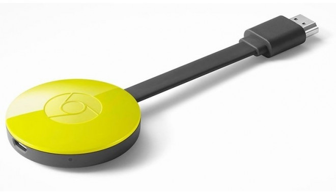 Google Chromecast 2, yellow