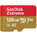 SanDisk mälukaart microSDXC 128GB Extreme V30 A2 + adapter