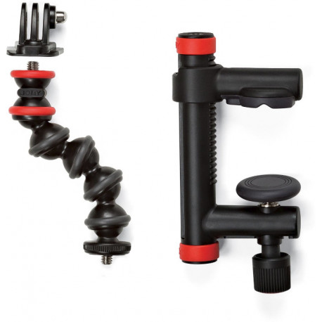 Joby Action Clamp + GorillaPod Arm + GoPro adapter