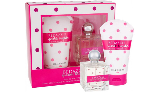 Bedazzle Sparkle Brighter Pour Femme Eau de Toilette 100ml + 150ml ķermeņa losjons