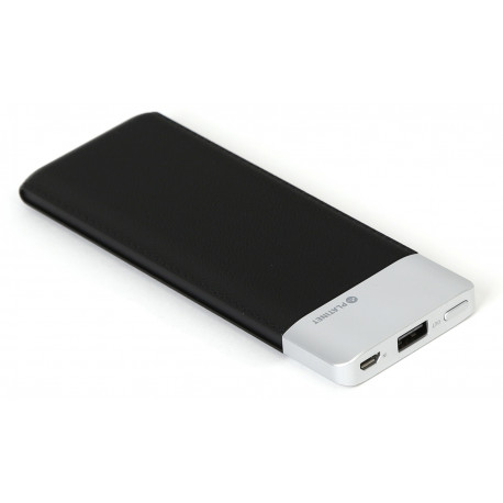 Platinet lādētājs-akumulators Leather 8000mAh 2.1A Li-Po (43790)