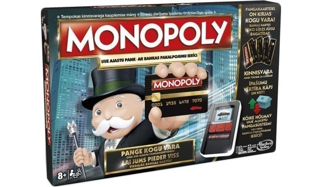 Hasbro настольная игра Monopoly с электронным банком EST/LAT