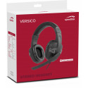 Speedlink kõrvaklapid + mikrofon Versico, must/hall (SL-870001-BKGY-01)