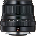 Fujinon XF 23mm f/2 R WR objektiiv, must