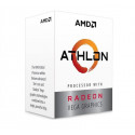 CPU | AMD | Athlon | 200GE | 3200 MHz | Cores 2 | Socket SAM4 | 35 Watts | GPU Radeon Vega 3 | BOX |