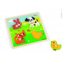 Janod TACTILE PUZZLE "MY FIRST ANIMALS"