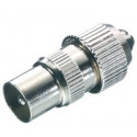 Vivanco coaxial connector, metal (48011)