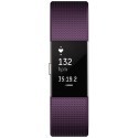 Fitbit activity tracker Charge 2 L, plum/silver