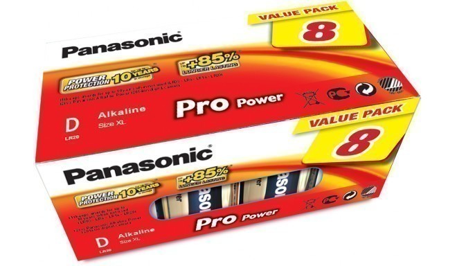 Panasonic Pro Power baterija LR20PPG/8B