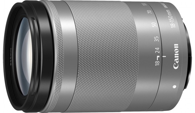 Canon EF-M 18-150mm f/3.5-6.3 IS STM objektīvs, sudrabots