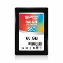 Silicon Power SSD Slim S60 60GB 2.5" SATA 3 MLC 520/460MB/s 7mm