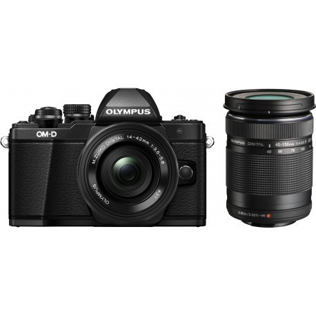 Olympus OM-D E-M10 Mark II + 14-4мм + 40-150мм Kit, черный