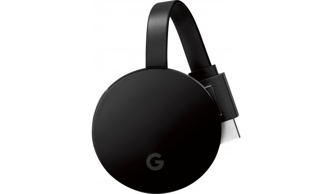 Google Chromecast Ultra 4K, черный