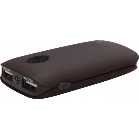 Platinet lādētājs-akumulators 5000mah 2xUSB, melns (42409)