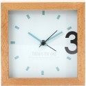 Platinet alarm clock April, wooden (43623)