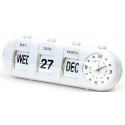 Platinet alarm clock January, white (43627)