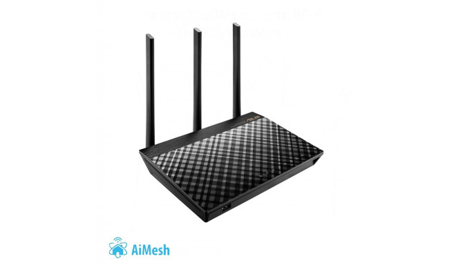 Wireless Router|ASUS|Wireless Router|1750 Mbps|IEEE 802.11ac|USB 2.0|USB 3.0|1 WAN|4x10/100/1000M|Nu