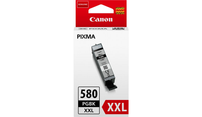 Canon tintes kasetne PGI-580 XXL PGBK, melna