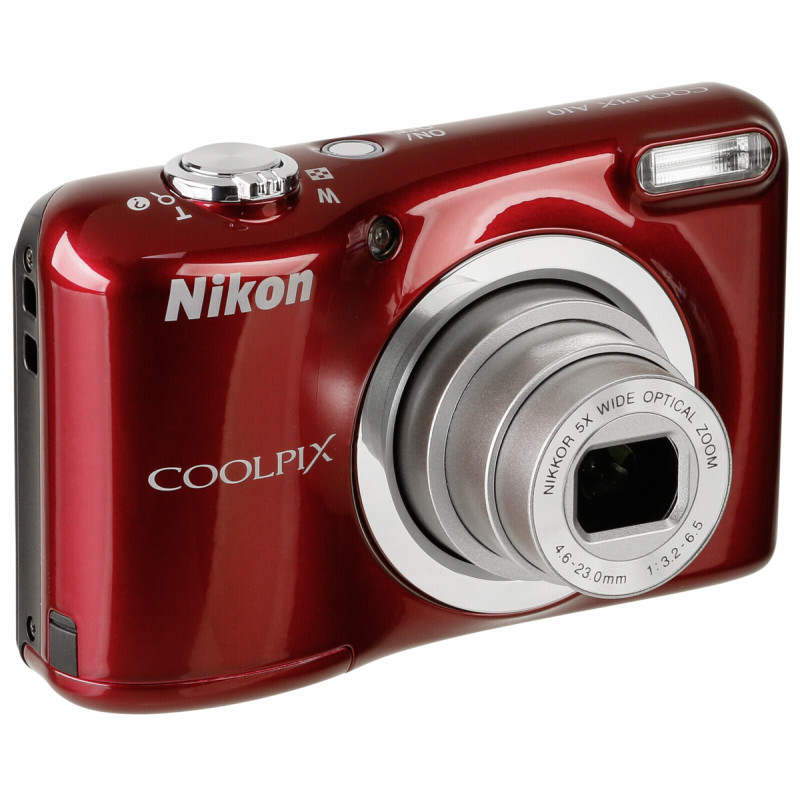 キナリ・ベージュ-Nikon - ☆SDカード付☆ NIKON COOLPIX A10 レッド