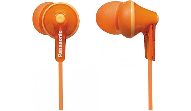 Panasonic earphones RP-HJE125E-D, orange