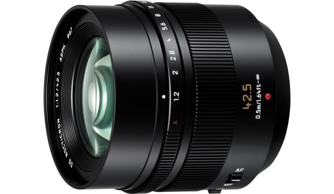 Panasonic Leica DG Nocticron 42.5mm f/1.2 ASPH. Power O.I.S. lens, black