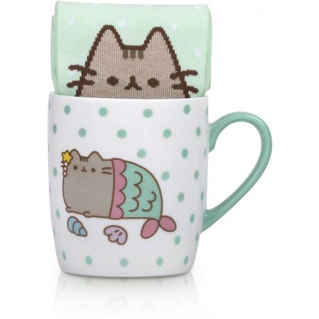 Thumbs Up tass Pusheen Mermaid + sokid